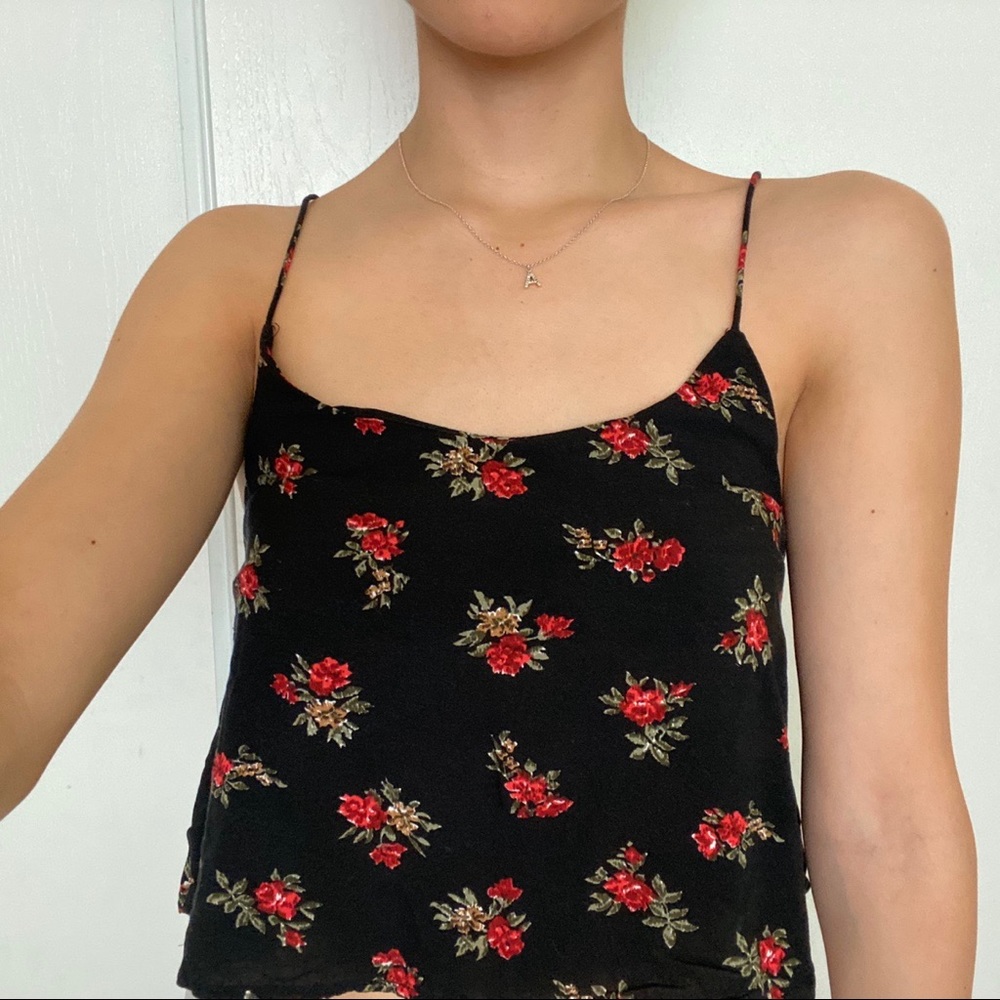 Brandy Melville Rose Crop Top
